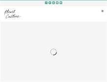 Tablet Screenshot of heartculture.com